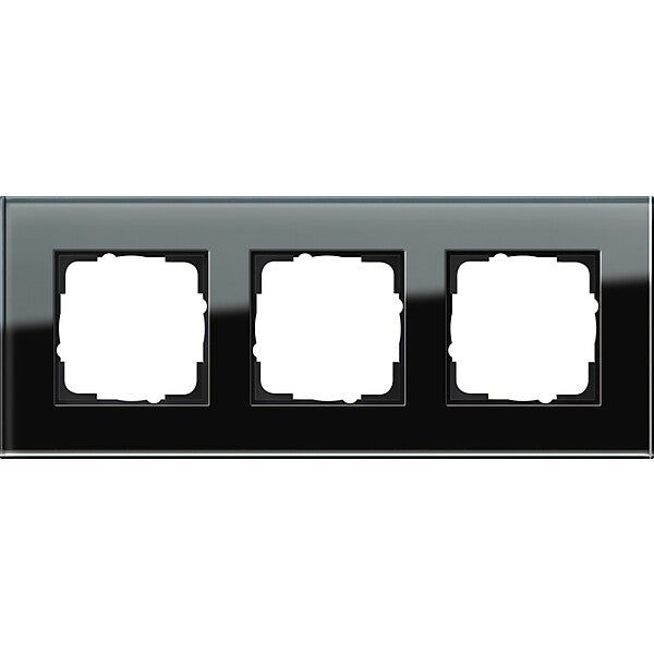 Gira Abdeckrahmen 3f. sw-glas Esprit 021305